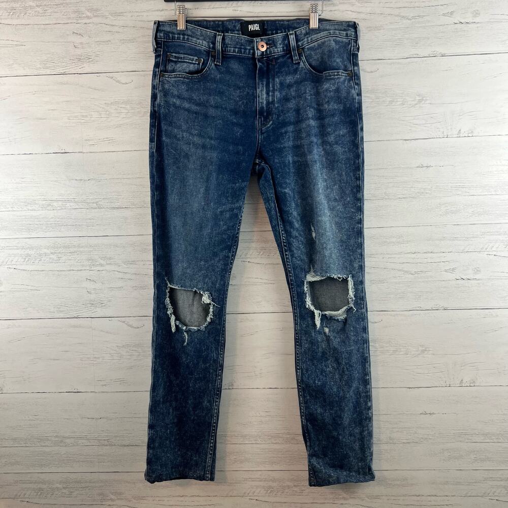 Paige Lennox Dark Wash Straight leg Jeans Size 34